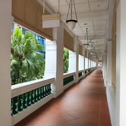 Raffles balcony
