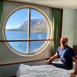 Sisimiut aus unserer Kabine.