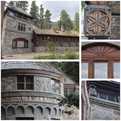 Vikingsholm, die andere Seite ist komplett eingerüstet