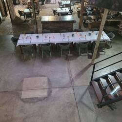 So schön ist unser Tisch zum Abendessen eingedeckt