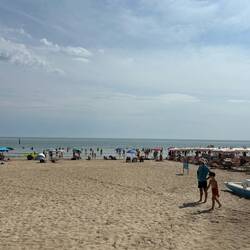 Grottomare beach - more sandy than other beaches we have encountered