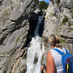 Simswasserfall mit Klettersteig