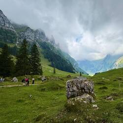 ich begebe mich auf den Weg zum Seealpsee