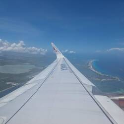 Hotel-Landzunge vor Cancún