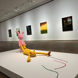 Weird and creepy exhibit in the Art Museum