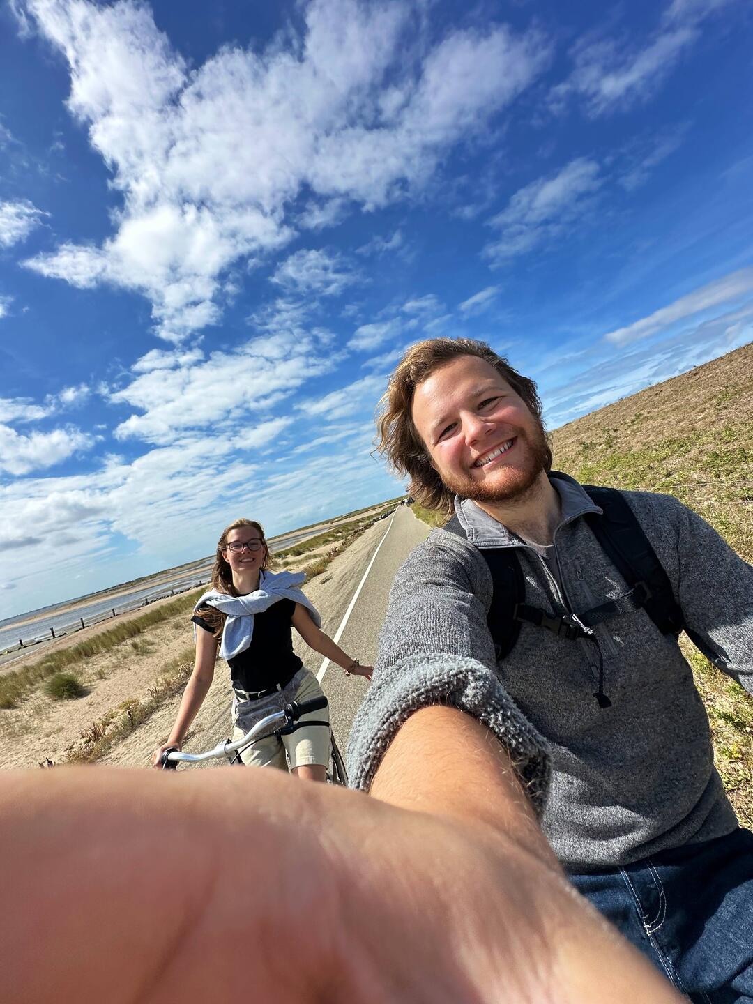 Biking on Texel 😃😃