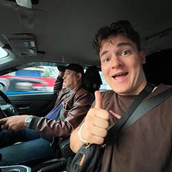 Taxifahrt zum Bahnhof