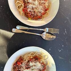 Yummy. Es sollte heute schnell gehen aber es war köstlich...