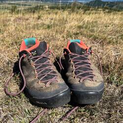Schuhe nach 950 km Via T.