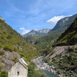 Classic Albanian view from the road