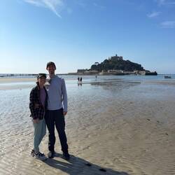 St. Michael's Mount behind us