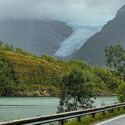 Den Svartisen Gletscher nochmal von der anderen Seite
