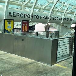 Outside Porto airport