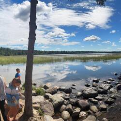The Mississippi leaving Lake Itasca