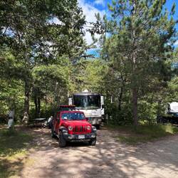 Camp at Lake Bemidji State Park