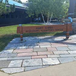 Mary Gibbs was the first State Park Superintendent and was instrumental in saving Lake Itasca.