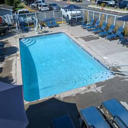 One of 2 swimming pools