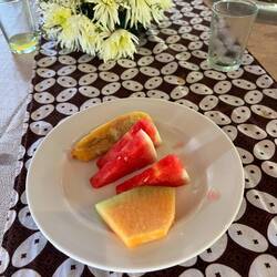 Das erste mal Früchte hier in Indonesien😍