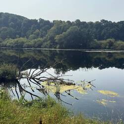 Course le long du Doubs, l'occasion d'admirer de beaux paysages