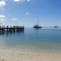 Monkey Mia (dolphin feeding happens on the other side of this Wharf)