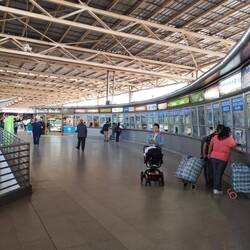 Santiago Central Bus Terminal - really big