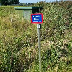 Düker sind kleine Entwässerungsgräben 😅