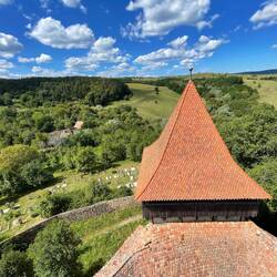 Panorama z wieży kościoła