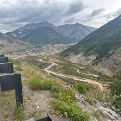 Heading up out of Silverton