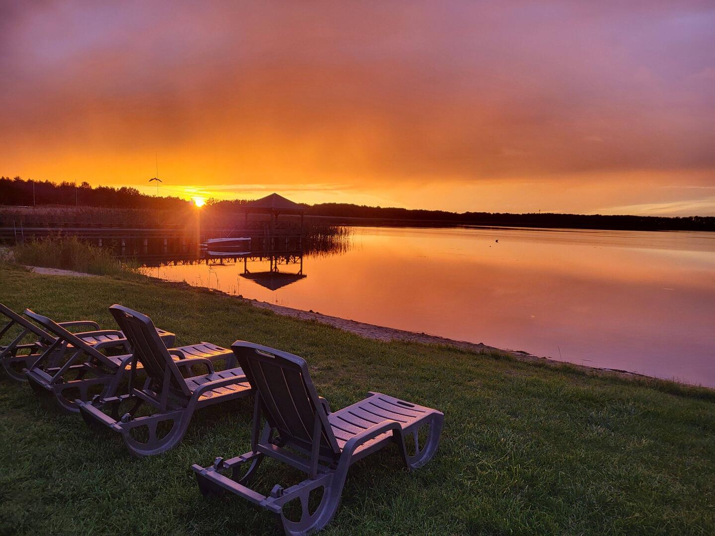 Sonnenuntergang in Masuren