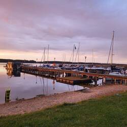 Der kleine Hafen am CP