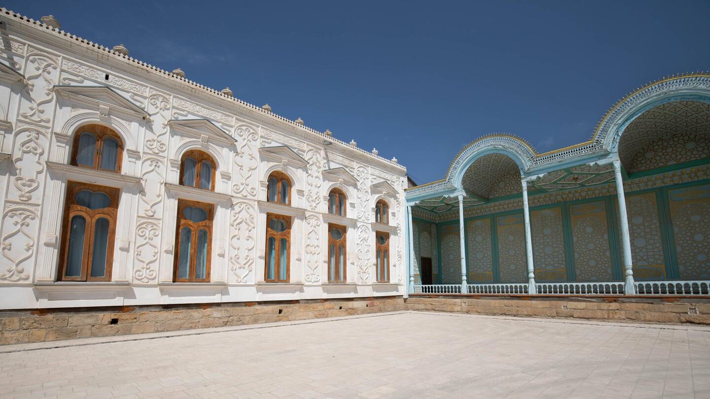 Die Hauptgebäuse des Sitorai Mokhi Khosa Palastes