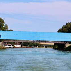 Eines der vielen Sicherheitstore damit im Haveriefall die Kanäle nicht leerlaufen.