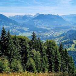 Ausblick von der Feldkircher Hütte