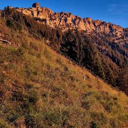 Die Drei Schwestern im Abendglühen