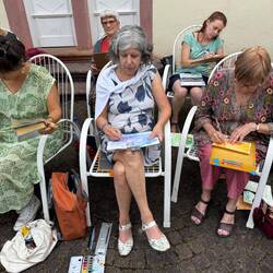 Konzentriert bei der Sache