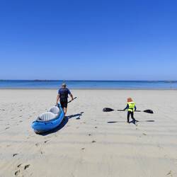 Endlich könnten wir unser neues Kayak mal testen 💪🏻