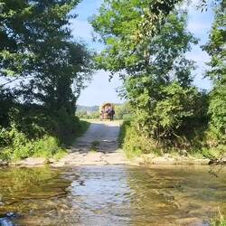 Franziskas heißersehnte Wasserdurchfahrt