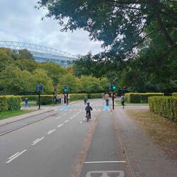 Verkehrsspielplatz im Klosterfælleden Park