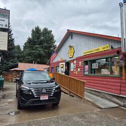 Tankstelle, wie aus den 70ern