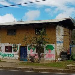 In Pomacochas, an old house made of mud bricks