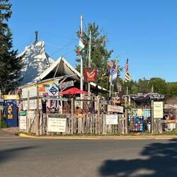 You can't say you've been to Madeline Island, if you haven't gone to Tom's Burned Down Cafe!