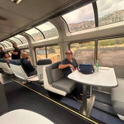 Only Ferg is aware of the remote-controlled unit on the end of a UP tank train