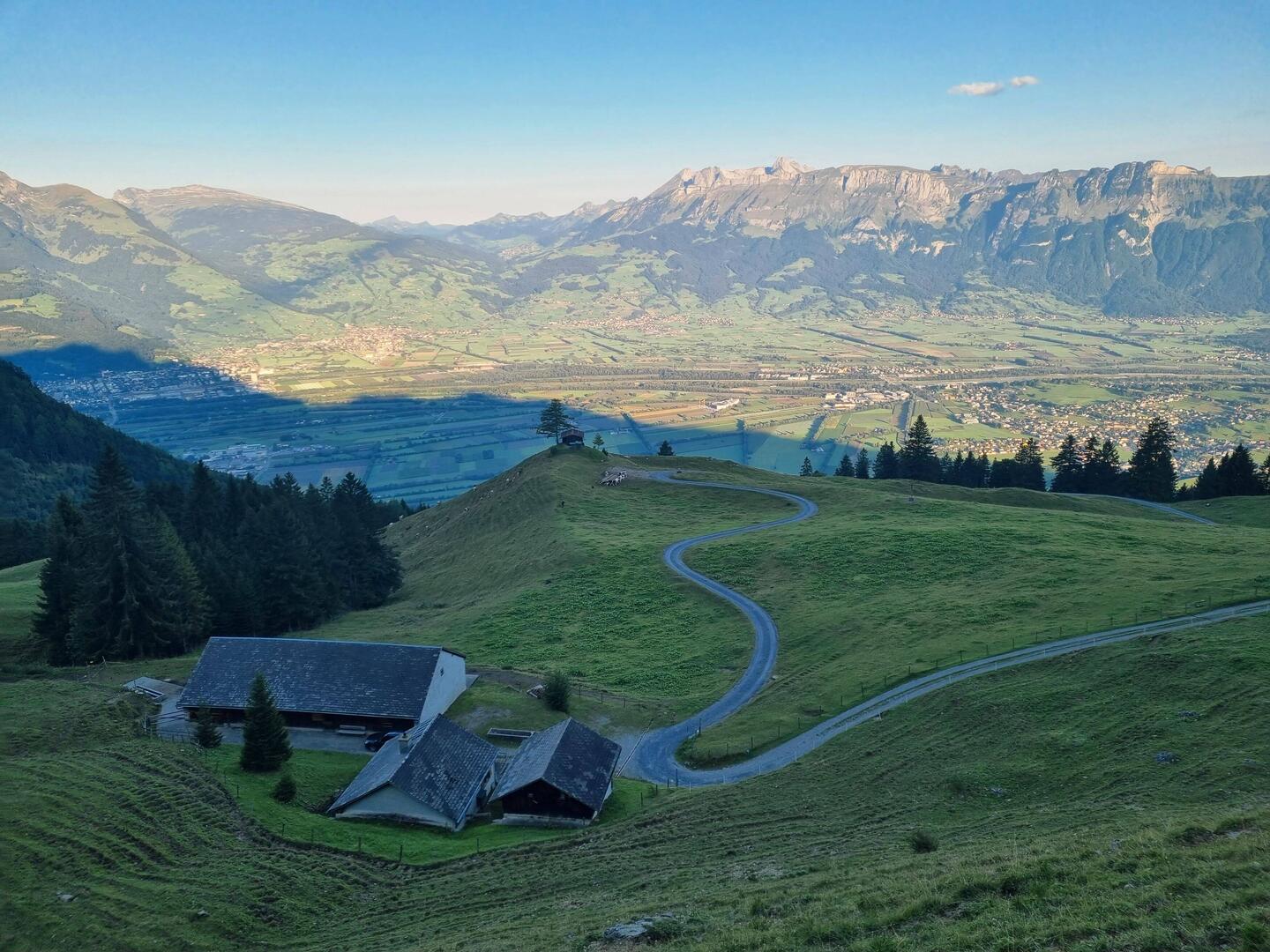 Morgenstimmung beim Abmarsch