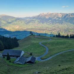 Morgenstimmung beim Abmarsch