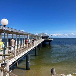 Seebrücke Heringsdorf. Elegantes Seebad...