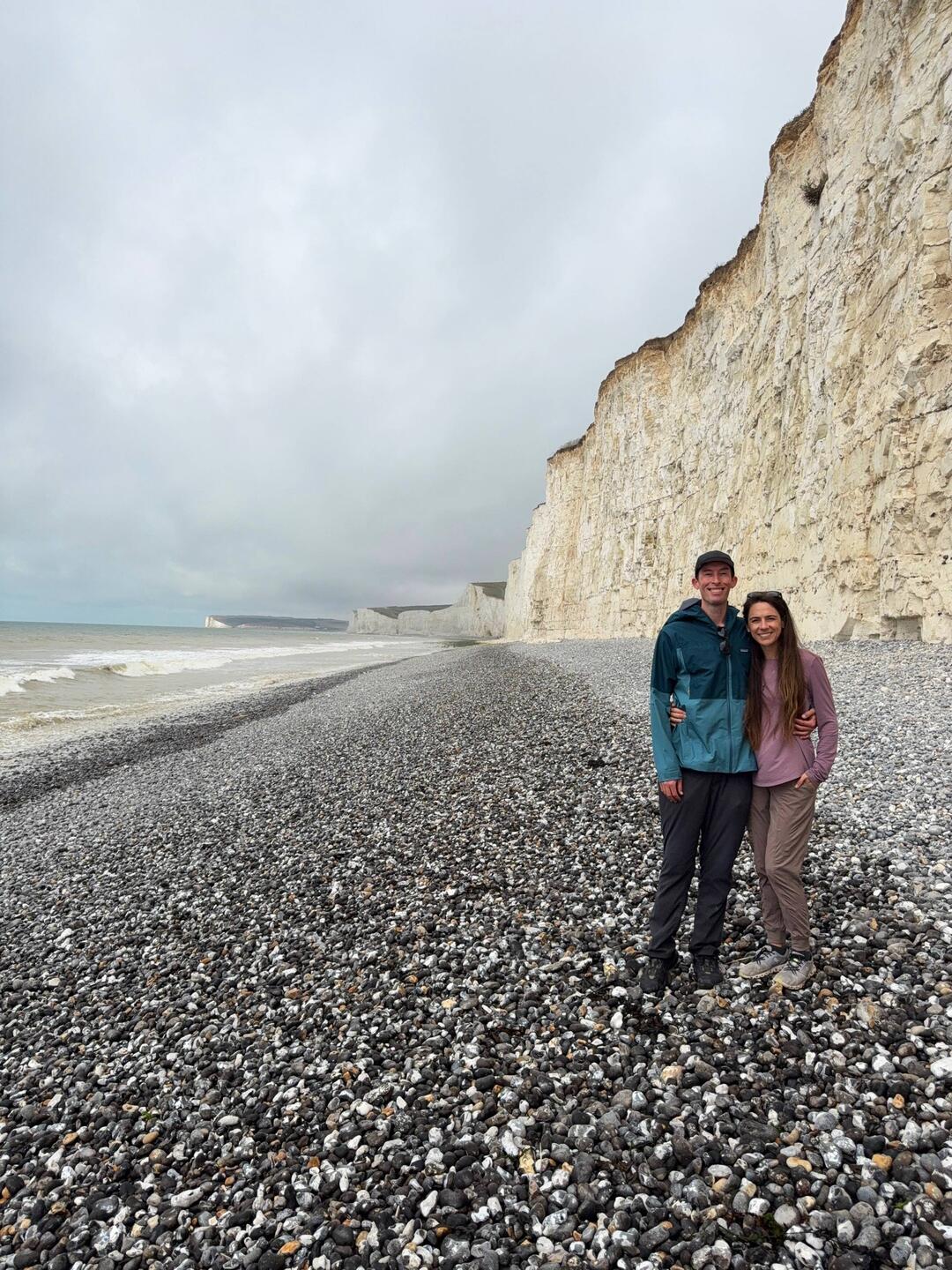 In front of the Seven Sisters