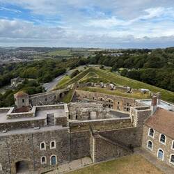 View from the rooftop of the modern fortifications