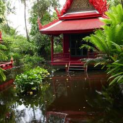 Relaxing library room