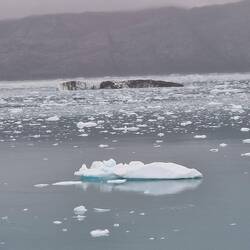 The ship has to sail through this ice