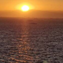 Sunset about 10.40pm